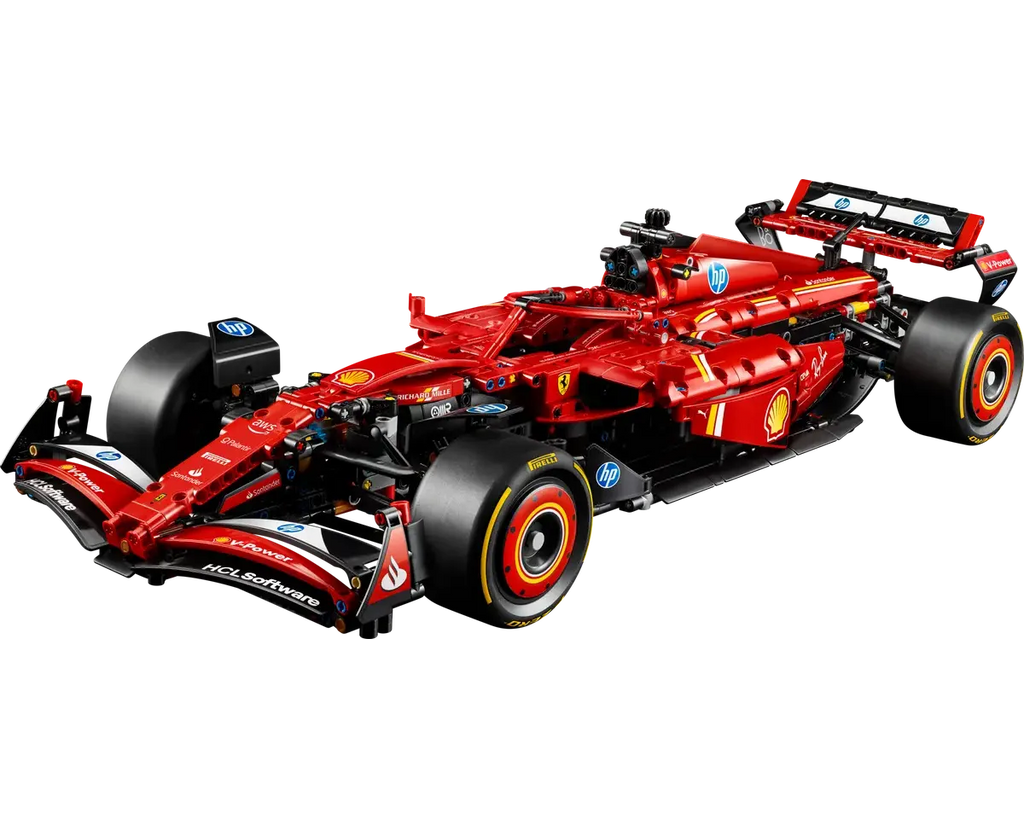 LEGO Technic Ferrari SF-24 F1 Car set number 42207, 1361-piece Formula 1 racing model for adult collectors.