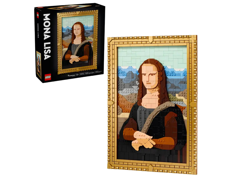 LEGO Mona Lisa set number 31213 – iconic artwork recreation with 1,503 pieces