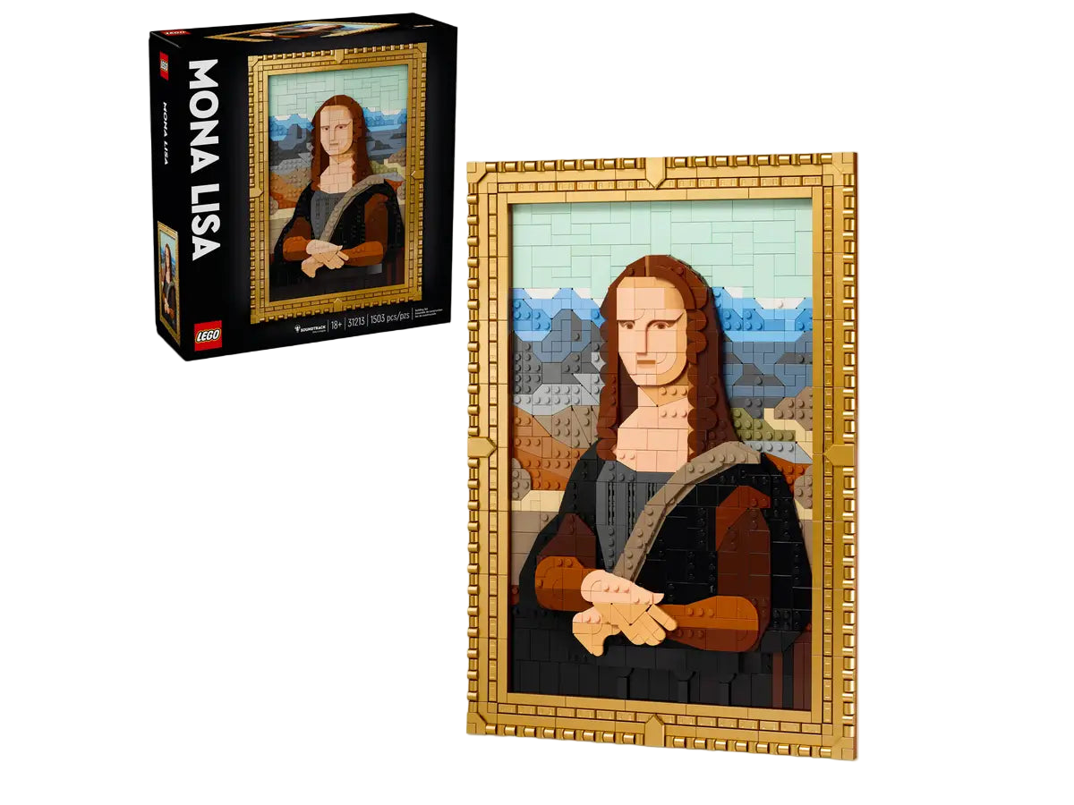 LEGO Mona Lisa set number 31213 – iconic artwork recreation with 1,503 pieces