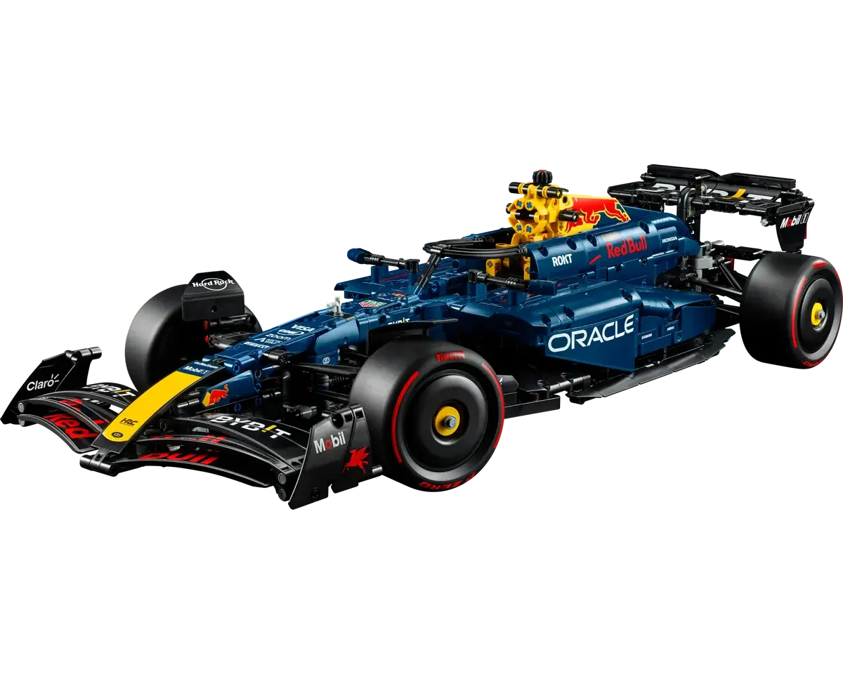 LEGO Technic Oracle Red Bull Racing RB20 F1 Car set number 42206, 1639-piece Formula 1 model for adult collectors