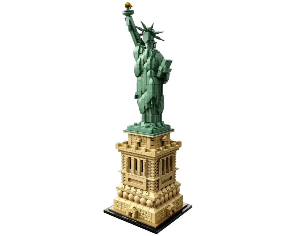 LEGO Architecture Statue of Liberty set number 21042, 1685-piece model of iconic New York landmark for adult builders.