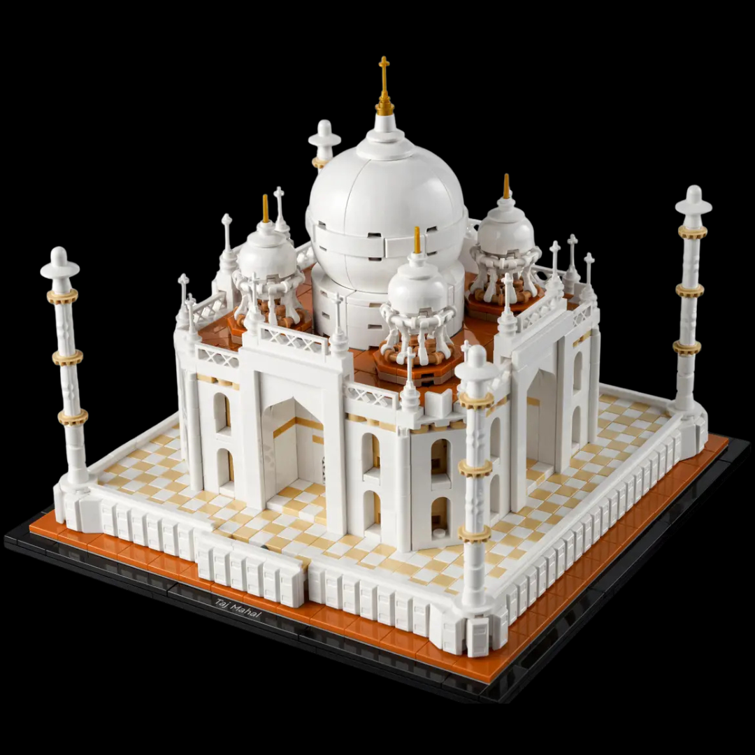 LEGO Architecture Taj Mahal set number 21056, 2022-piece model of iconic Indian landmark for adult builders.