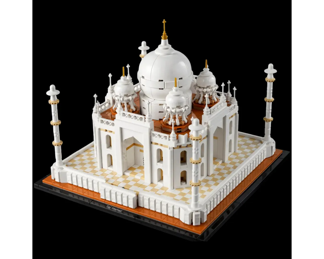 LEGO Architecture Taj Mahal set number 21056, 2022-piece model of iconic Indian landmark for adult builders.