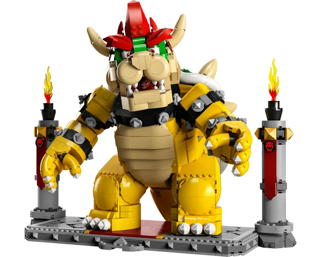 LEGO Super Mario The Mighty Bowser set number 71411, 2807-piece buildable model of iconic Nintendo villain for adult fans.