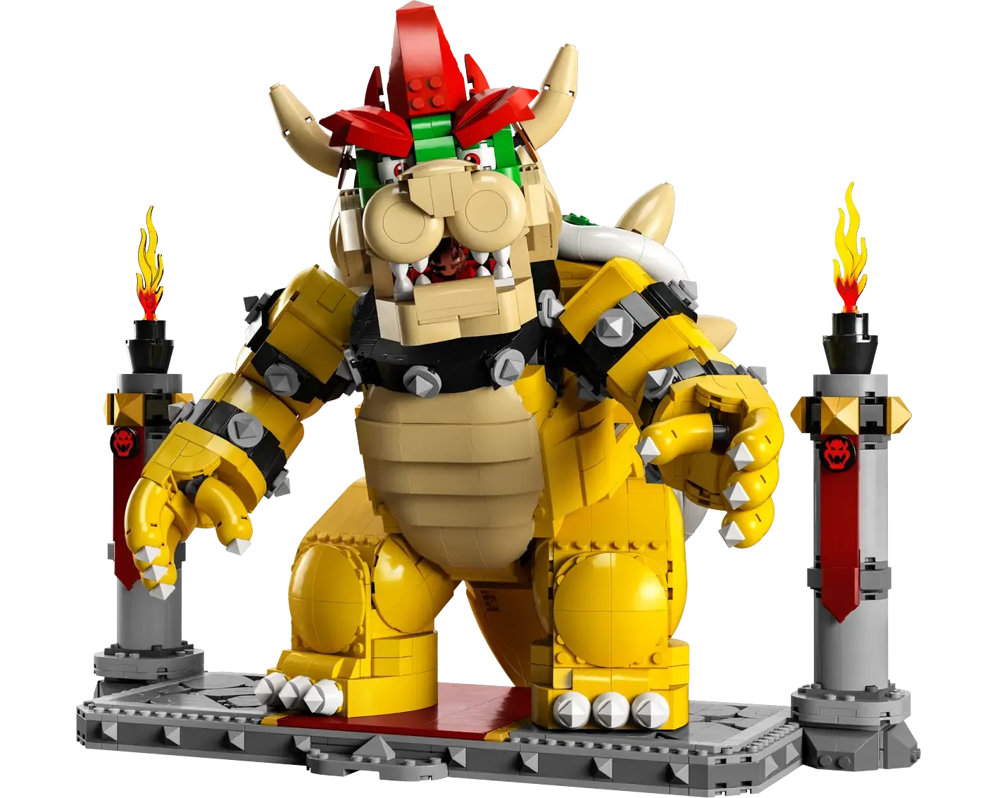 LEGO Super Mario The Mighty Bowser set number 71411, 2807-piece buildable model of iconic Nintendo villain for adult fans.